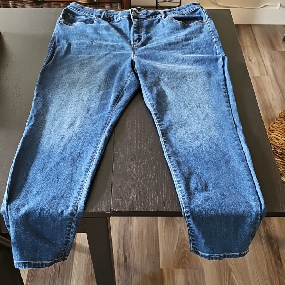 RW&CO.  Natalie  Dark Cropped Denim